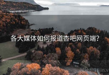 各大媒体如何报道杏吧网页端？