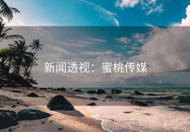 新闻透视：蜜桃传媒