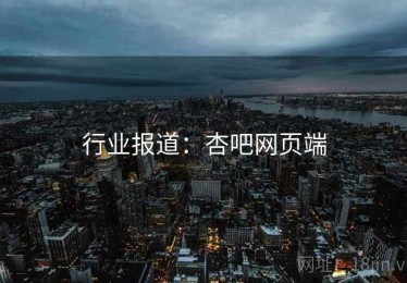 行业报道：杏吧网页端