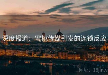 深度报道：蜜桃传媒引发的连锁反应