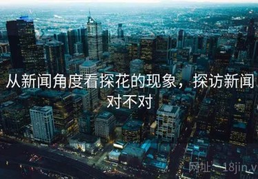 从新闻角度看探花的现象，探访新闻对不对