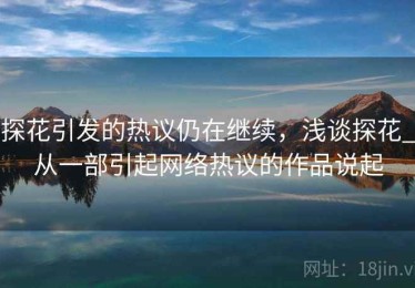 探花引发的热议仍在继续，浅谈探花_从一部引起网络热议的作品说起