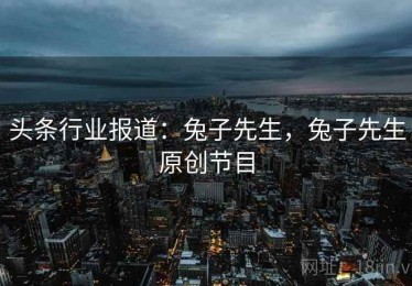 头条行业报道：兔子先生，兔子先生原创节目