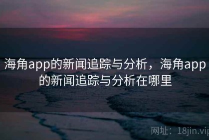 海角app的新闻追踪与分析，海角app的新闻追踪与分析在哪里