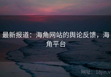 最新报道：海角网站的舆论反馈，海角平台