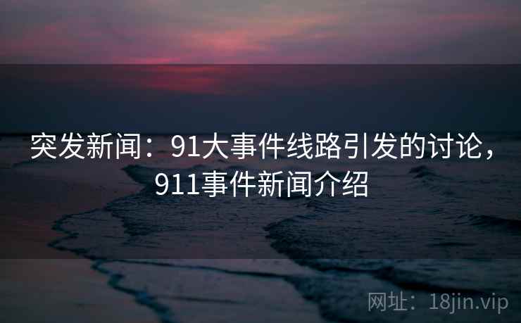 突发新闻：91大事件线路引发的讨论，911事件新闻介绍