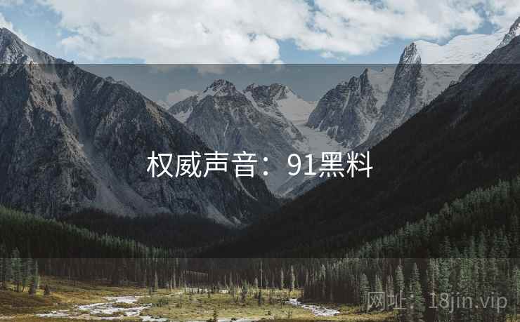权威声音：91黑料