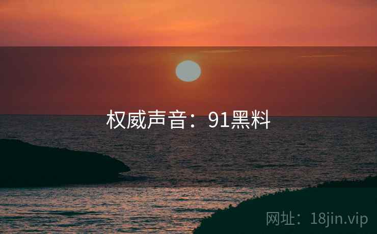 权威声音：91黑料