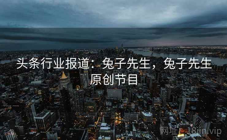 头条行业报道：兔子先生，兔子先生原创节目